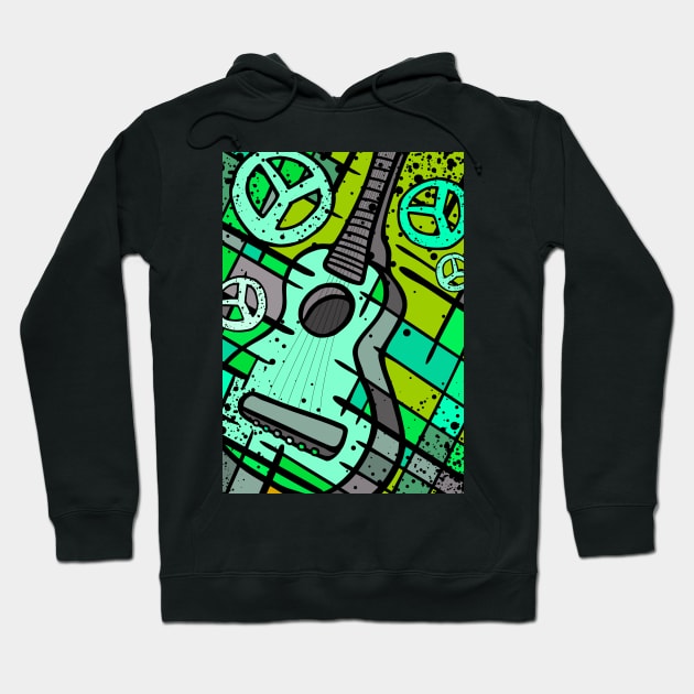 guitar Hoodie by helintonandruw